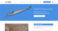 Desktop Screenshot of guardtickremover.com